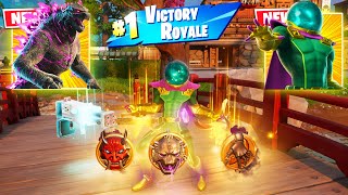 MYSTERIO (GODZILLA PORTAL) vs NEW 3 MEDALLIONS \u0026 MYTHIC’S CHALLENGE (FORTNITE CHAPTER 6)