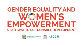 [UNESCO APCEIU X BKMC] Gender Equality and Women's Empowerment