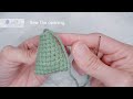 《eveline’s crochet》crochet a lucky bookmark rice dumpling dragon boat festival ornaments zongzi