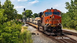 CSX S558 with BNSF, CSX M409 with UP power + more at Tanglewood!!