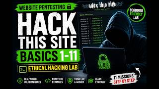Hack This Site Basics 1–11 | Website Pentesting 🔐 (Ethical Hacking Lab)