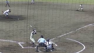 2017　春　高校野球　筑後大会　南筑　姉川選手先制タイムリー