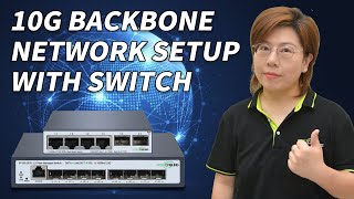 10G Backbone Network Setup Using L3 Managed Switch with SFP+ Uplink