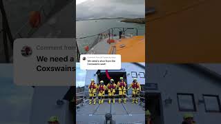 Even better - here are two points of view from onboard!