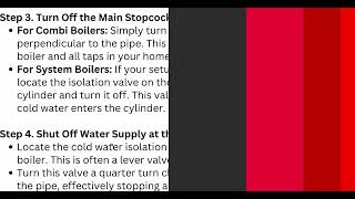 How To Turn Off Water Supply To Worcester Boiler