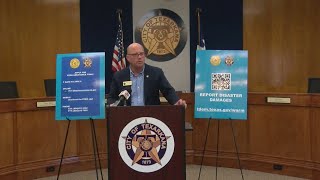 RAW: Bowie-Texarkana officials urge citizens to report damage as state seeks disaster relief from wi