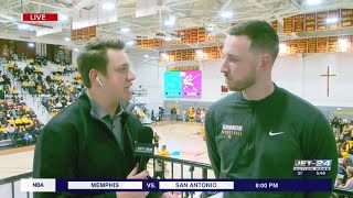 Sports live report 1 from Gannon new Highmark Events Center