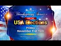 LIVE! THANKSGIVING FOR PRESIDENT TRUMP AND  THE USA ELECTIONS