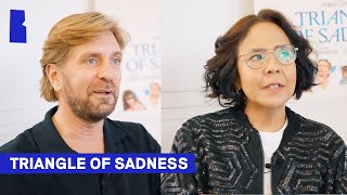 Triangle of Sadness interview with Ruben Östlund & Dolly De Leon I Talking Film