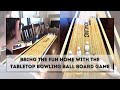 Portable Bowling Board Game - Indoor, Office, Family Interaction, Travel, Sports