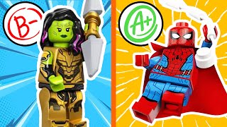 Ranking All 12 LEGO Marvel Minifigures From The Series 1 Blind Bags