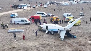 Rescue efforts on as many feared dead in plane crash in Kazakhstan