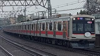 東急東横線5000系5121F各駅停車元町・中華街駅行き多摩川駅到着(2023/2/13)