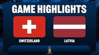 switzerland vs latvia / 2022 IIHF Ice Hockey U18 World Championship