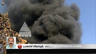 Fire break out at paint godown at Malappuram Edavanna