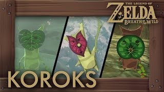 Zelda Breath of the Wild - All Korok Seeds (Hebra Tower) Locations #664 - #737