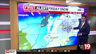 Northeast Ohio weather: Cold pattern persists; light snow through Tuesday
