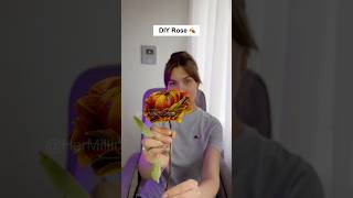 DIY Rose from Autumn Leaves 🍁 Easy and Beautiful Craft Idea #diy #craft #viral #trending