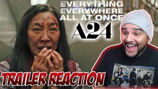 Everything Everywhere All At Once (Trailer) ***REACTION*** A24 MADNESS! Michelle Yeoh