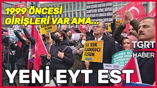 EYT Staj Mağdurları Ankara’da Toplandı Hükümete Seslendi: Seviniyorduk Hüsrana Uğradık! - TGRT Haber