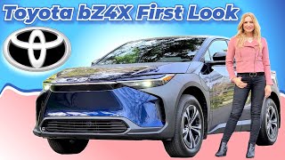 2023 Toyota bZ4X electric SUV first look