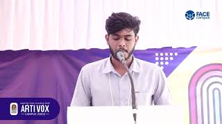 FACE ARTIVOX-2022 | English Speech 2nd | Seyad Muhammed Khan | Face Campus Kodiyathur