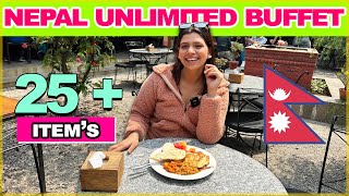 Unlimited 25+ Item Buffet in Nepal🔥 at Utpala Cafe , Katmandu