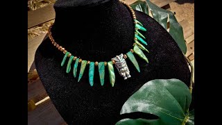 Tropical Tiki Necklace Tutorial for Intermediate Jewelry Designers