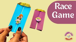 Paper Racing game | DIY paper game