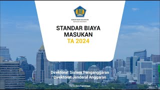 Media Briefing PMK Nomor 49 Tahun 2023 tentang Standar Biaya Masukan Tahun Anggaran 2024