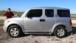 El 2004 HONDA ELEMENT EX (Un auto muy peculiar de la marca Honda) revision prueba review en español