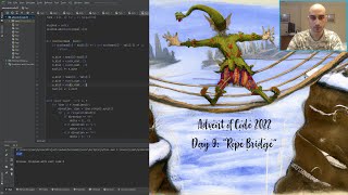 Advent of Code 2022 (python) - day 9 "Rope Bridge"