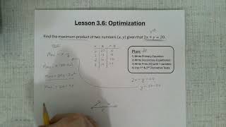3 6 Video Notes Optimization