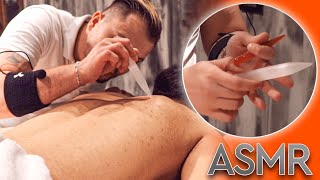 SLEEP FAST | ASMR Table Massage In Real Barber Shop(asmr massage)