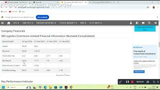 GB Logistics Commerce Limited IPO (GB Logistics IPO) Detail