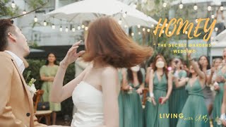 The Secret Garden Wedding | บรรยากาศงานแต่งงานที่บ้านแบบโฮมมี่ๆ