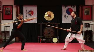 Kuk Sool Kwan Hapkido Bo Staff Fighting Techniques: Chang Bong Sool 1-10