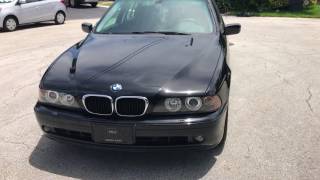 2003 BMW e39 525i 71k 5 series Auto Black 4 Door Clean Leather For Sale