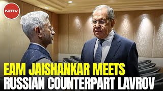 S Jaishankar Meets Russian Foreign Minister Sergey Lavrov in Indonesia