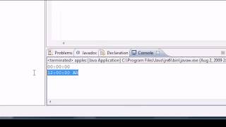 Part 37: Java Programming Tutorial - Display Regular time .