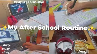 🖇️📚My After School Routine🏃🏻‍♀️ | 9th Grader✨| running marathon 🤯 studying | @Studyswiftvlogs2009