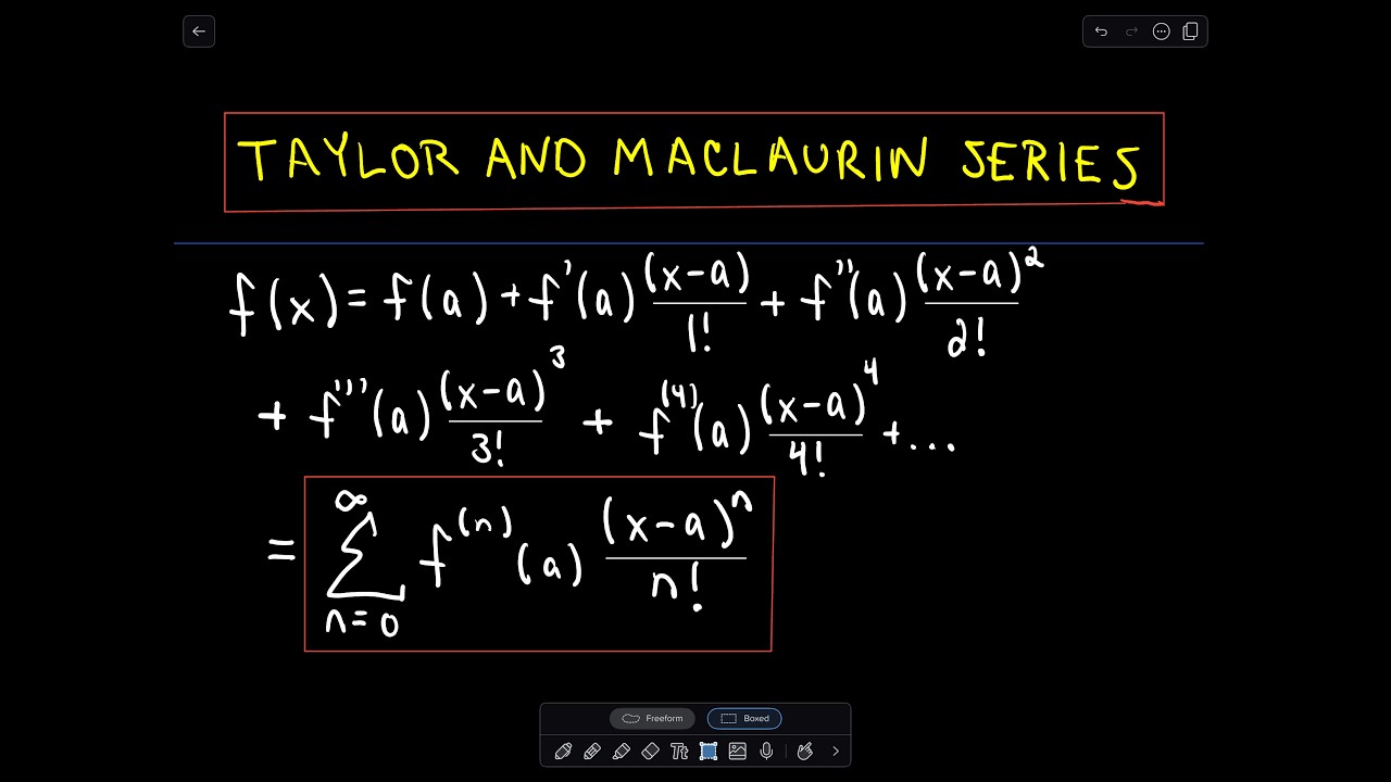 Maclaurin Series Formula Vs Taylor Series Infoupdate Org