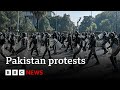 Imran Khan supporters call off protest after crackdown in Pakistan | BBC News