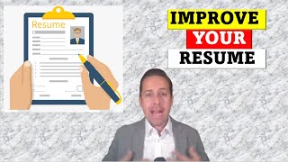 How to Improve Your Resume After the Military!