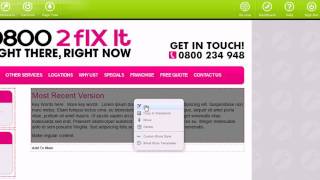 Versions - 123 Online Shift CMS Tutorial