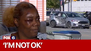 Milwaukee police chase, crash, woman injured voices frustration | FOX6 News Milwaukee