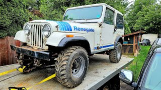 1979 JEEP CJ-7 304 V8 WILL IT RUN and DRIVE? + K30 Rollback UPGRADES - NNKH