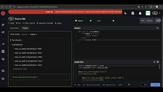 Codewars | Even or Odd | Python 8 kyu