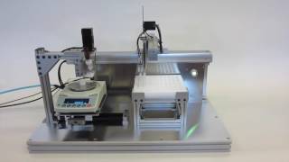J-KEM Solid Dispensing Robot (In Action!)