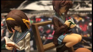 【涼宮ハルヒの憂鬱】ハルヒ3人娘フィギュアコレクション開封【海洋堂×角川書店】